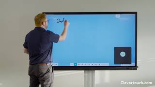 Clevertouch  IMPACT amp IMPACT Plus using Microsoft Teams [upl. by Yci]