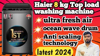 Haier best 8 kg top load washing machine ⚡Best Top load washing machine in India 2024 [upl. by Hermie703]