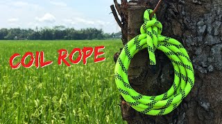 The EASIEST Way to Coil Rope with a Quick Release [upl. by Miharba]