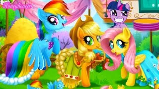 Baking with Twilight amp Applejack  Horse Jumping  Lets Play Online Games  Honeyheartsc [upl. by Ayardna281]