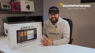 Humminbird Apex 16  Unboxing [upl. by Dnalon839]