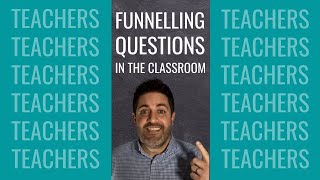 Funnelling Questioning Technique Ideas For Teachers shorts [upl. by Yrahcaz]