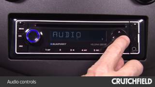 Blaupunkt Helsinki 220 BT Display and Controls Demo  Crutchfield Video [upl. by Nahamas]