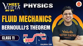 BERNOULLIS THEOREM  FLUID MECHANICS  New NTA Syllabus Gaurav Gupta [upl. by Rushing893]