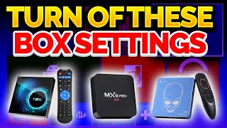 Turn off these android box settings NOW  EASY Improve Android box performance settings 📺 [upl. by Suoinuj]