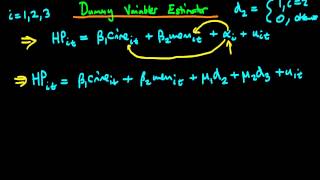 Least Squares Dummy Variables estimators [upl. by Llemor]