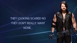 WWE AJ Styles Phenomenal Theme Song Lyrics [upl. by Evelinn]