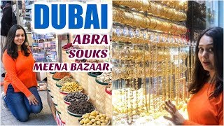 DUBAI  A different side  GOLD SOUK MEENA BAZAR DUBAI CREEK AL SEEF [upl. by Federica]