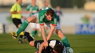 Skrót meczu Legia  FC Aarau [upl. by Ruenhcs]