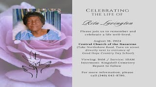 Rita Lavington Funeral Service [upl. by Mirabella]