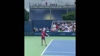 Hubert Hurkacz Serve in SLOMOTION at 2023 Western amp Southern Open atp tennis foryoupage [upl. by Mandie182]