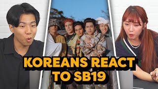 Koreans React to PPop Kings SB19  What Gento [upl. by Atronna998]