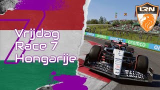 Vrijdagleague  race 7 hongarije LRN F1 23 [upl. by Nibbor77]