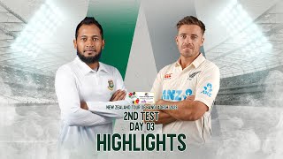 Bangladesh vs New Zealand Highlights  2nd Test  Day 3  New Zealand Tour of Bangladesh 2023 [upl. by Hay]