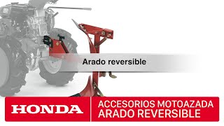 Accesorios para motoazadas Honda  Arado reversible y arado japonés [upl. by Noivaz91]