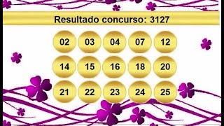 sorteio resultado lotofacil 3127 Palpite 3128 [upl. by Nahtal494]