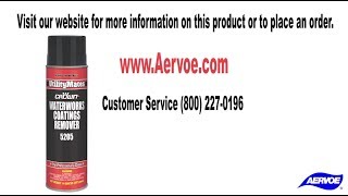 Learn how to apply Aervoes Waterworks Coatings Remover [upl. by Aicilana]