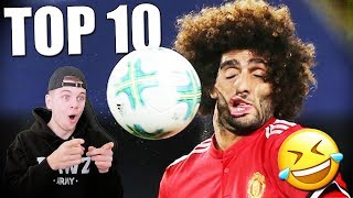 TOP 10 GRAPPIGSTE VOETBAL MOMENTEN OOIT [upl. by Merete]