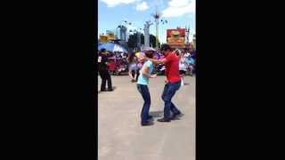 Zydeco Dancing at Breaux Bridge Crawfish Festival 2014 Part 1 [upl. by Almeda]