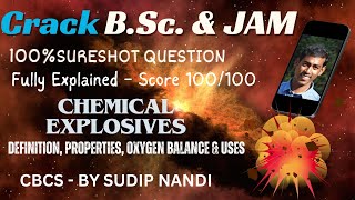 CBCS Chemistry Chemical Explosive PartI Definition Properties Oxygen Balance Uses [upl. by Acacia133]