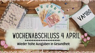 Wochenabschluss 4 April🌼 und schon wieder hohe Gesundheitsaushaben🌼 Umschlagmethode [upl. by Art387]