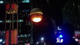 First Night Out Raleigh NC 2017 Kids Acorn Drop Fireworks [upl. by Sineray10]