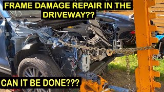 ✅Frame Repair in the Driveway with Great Results Lets find out [upl. by Tamiko258]