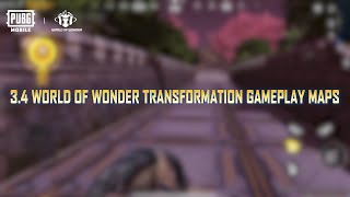 PUBG MOBILE  World of Wonder Featured Transformation Map [upl. by Zaneta]