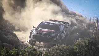 WRC Rally Italia Sardegna 2024  Day 3  Action amp Drift HD [upl. by Nnylharas152]