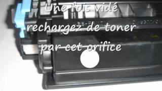 Recharge toner HP 1600 2600 2605 CM1015 CM1017 q6000a q6001aq6002a q60003amp4 [upl. by Trinetta]