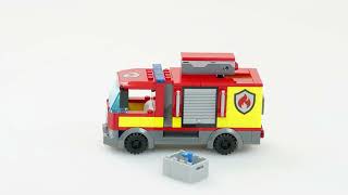 Lego 60320 Fire Station Build Up 레고 소방서 만들기 [upl. by Germano]