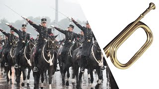 CAVALRY TROT  Bugle Calls on Military Trumpet [upl. by Tollmann]