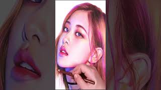 Drawing BLACKPINK Rosé  Roseanne Park [upl. by Itsirhc]