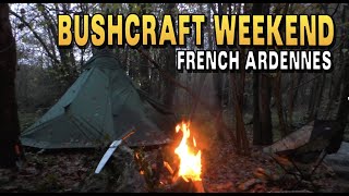 Bushcraft weekend in the French Ardennes [upl. by Asemaj]