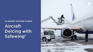 Aircraft Deicing with Safewing®  Clariant Deicing Fluids [upl. by Aseel143]