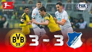 Borussia Dortmund  Hoffenheim 33  GOLES  Jornada 21  Bundesliga [upl. by Pansy]