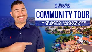 The Crown Jewel of Phoenix Arizona Lakewood Ahwatukee Village TOUR 🏡 [upl. by Symons]