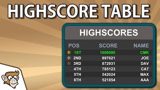 High Score Table with Saving and Loading Unity Tutorial for Beginners [upl. by Barstow433]