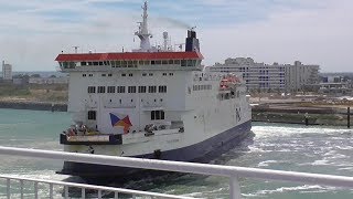 PampO Ferries  Pride of Kent  Dover to Calais [upl. by Elockin]