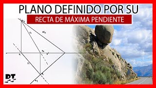 💯📐 PLANO definido por su recta de MÁXIMA PENDIENTE [upl. by Mcclees]