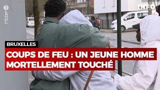 Fusillades à Bruxelles  une vive émotion à Laeken où un jeune homme a été abattu  RTBF Info [upl. by Misab]