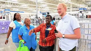 Walmart debuts remodel with ribboncutting ceremony [upl. by Yelnahs]