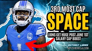 Detroit Lions Salary Cap SpacePOST JUNE 1ST [upl. by Bianka]