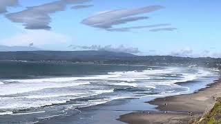 2182024 1100 surf check Interesting beach shape lots of whitewater Shifty break locations [upl. by Ermey]