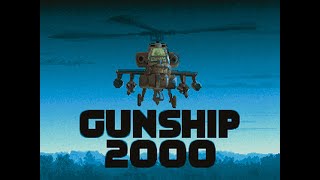 Gunship 2000  Single Mission 01 Sound Mod [upl. by Meggy]