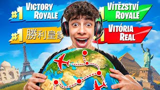 i Won Fortnite in Every Country [upl. by Annawahs836]