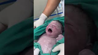 46kg wt newborn baby after birth baby girl ❤️🤱ankur maitrika [upl. by Bent]