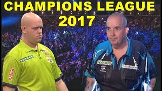 van Gerwen v Taylor 2017 Champions League of Darts [upl. by Nadabas399]