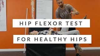 Tight hip flexor test  anatomy of tight hips and how to do the thomas test PROPERLY [upl. by Wilson]