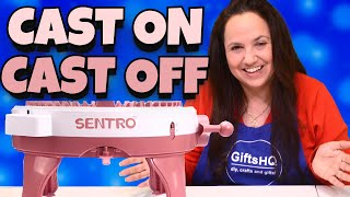 Sentro Cast On  Cast Off  Beginners How To Knitting Machine Guide [upl. by Niras270]